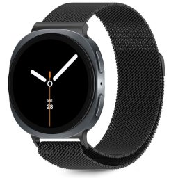 Husa Curea Tech-Protect MilaneseBand pentru Samsung Galaxy Watch 8 / Classic 40 / 44 / 46 mm, plasă metalică, neagră