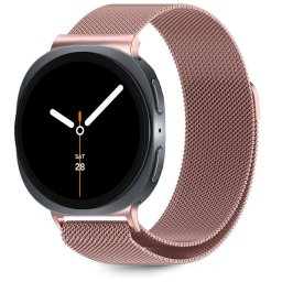 Husa Curea Tech-Protect MilaneseBand pentru Samsung Galaxy Watch 8 / Classic 40 / 44 / 46 mm, plasă metalică, rose gold