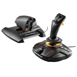 Thrustmaster T-16000M FCS Hotas Negru, Portocală USB Joystick Analog/ Digital MAC, PC-ul PC