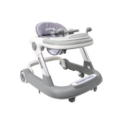 Premergator cu 6 roti silentioase, 6luni+, sezut reglabil, pliere usoara, gri Z-TOOLS / ZTS9110