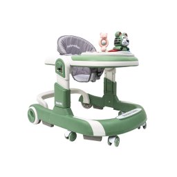 Premergator cu 6 roti silentioase, 6luni+, sezut reglabil, pliere usoara, verde Z-TOOLS / ZTS9131