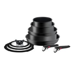 TEFAL L7649153 Ingenio Ultimate Set vase 10buc Negru