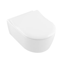 Villeroy & Boch 5656RSR1 - Vas WC suspendat AVENTO cu capac SoftClose, ceramică/alb