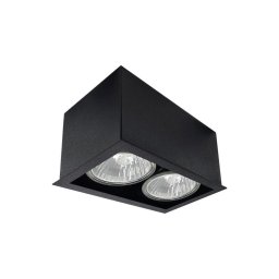 Brosline 1080 - Lampă spot CAGE 2xGU10/10W/230V negru