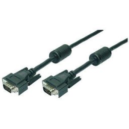 Logilink - Cablu Vga 2x Ferrita Hq, Lungime 5 M