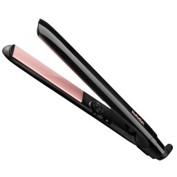 Placa de par BaByliss ST298E Smooth Control, placi XL 120x25 mm Quartz-Ceramice, 13 setari temperatura, 235 grade, sistemul de incalzire Advanced Ceramics, Negru-Roz