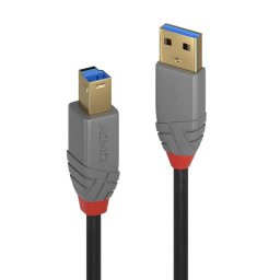 Lindy LY-36742 Cablu Transfer USB 3.2 Type A la B 2m Anthra Line