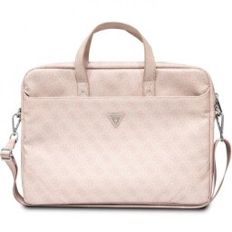 Geanta pentru laptop Guess, 4G, Triangle Logo 15/16 inch, Roz GUCB15P4TP (Blister UE)