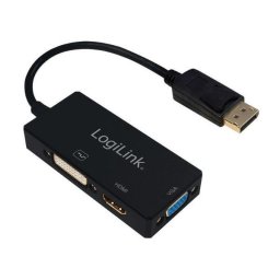 Adaptor video Logilink CV0109, Multiport, 4K, Negru