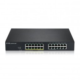 Switch Zyxel GS1915-24EP-EU0101F, 24 porturi, PoE, Negru