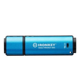 Memorie USB Kingston IronKey Vault Privacy 50C 16GB USB-C Blue