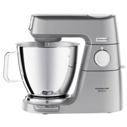 Robot de bucatarie planetar KENWOOD Titanium Chef Baker XL KVL85.124SI - 0W20011385, 1200W, 2 vase (7l/5l), Cantar integrat, Blender, Silver