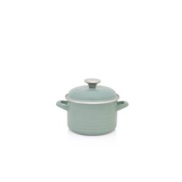 Oala cu capac Standard Metalacemail,16cm,2l, Verde pastel