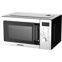 Cuptor cu microunde Heinner HMW-D2060SS, 20 l, 700 W, Control digital, Display LED, Timer, Blocare acces copii, Inox