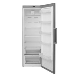 Frigider cu o usa Heinner HF-V401NFXE++, Capacitate 389 l, No Frost, Clasa E, Iluminare LED, Control electronic, H 186 cm, Inox