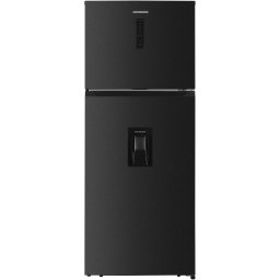Frigider cu doua usi Heinner HF-HM413NFDXWDE++, 413L, Clasa E, H 178 cm, dark inox