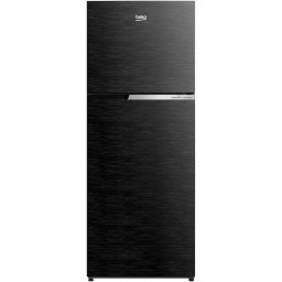 Frigider cu doua usi Beko RDNT401I40SWBN, Capacitate 375 l, NeoFrost Dual Cooling, HarvestFresh, NutriFreeze, Display touch control, No Frost Freezer, Clasa E, H 172 cm, Negru
