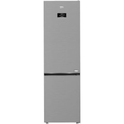 Combina frigorifica Beko B5RCNA406HXB1, Capacitate 355 l, No Frost, Clasa C, Aero Flow, Harvest Fresh, MaxStore, H 203.5 cm, Metal Look