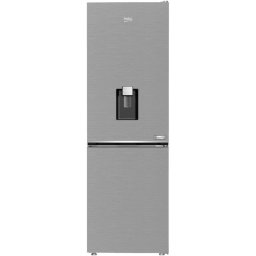 Combina frigorifica Beko B3RCNA364HDXB, Capacitate 316 l, No Frost, HarvestFresh, AeroFlow, Water dispenser SLIM TANK, Clasa E, H 186.5 cm, Inox