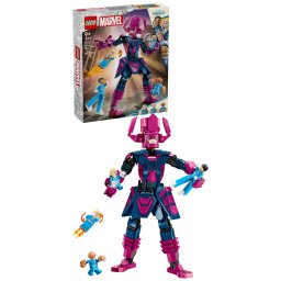 LEGO Marvel - Figurina de constructie Cei patru fantastici vs. Galactus 76316, 427 piese, Multicolor