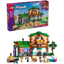 LEGO Friends - Ferma si grajd pentru ponei 42654, 727 piese, Multicolor