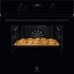 Cuptor incorporabil Electrolux LOE8F38Z, Electric,Autocuratare catalitica, Control touch, 99 de programe predefinite, Inchidere amortizata a usii, volum net 72 L, Clasa A+, Sticla neagra