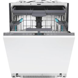 Masina de spalat vase incorporabila Candy CI 5C6F1A, 15 seturi, 8 programe, 3 cosuri, Motor Inverter, Maxi Tub, Wi-Fi, 35' Rapid Cycle, Deschidere automata a usii, 60 cm, Clasa C