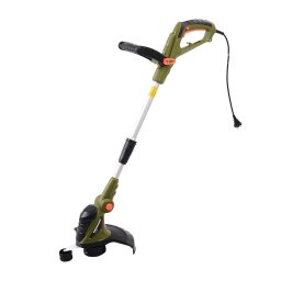 Trimmer de tuns gazon/iarba electric Heinner VCE001, putere 550 W, 10.000 RPM, 30 cm diametru lucru, 1.6 mm diametru fir, ax telescopic cu rotire la 180 grade, Verde