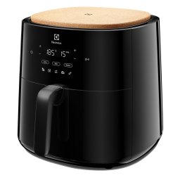 Friteuza cu aer cald Electrolux 700 XXL EAF7B, 1800 W, capacitate 6.8L, 2,3 kg cartofi prajiti, display digital, 3 moduri gatire, 5 programe automate, timer 99 min, avertizare acustica pentru amestecare ingrediente, Negru