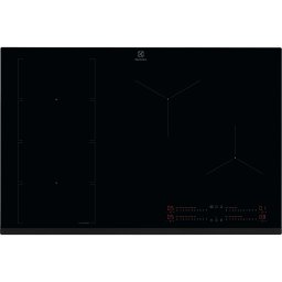 Plita incorporabila Electrolux EIV85453, Inductie, 5 zone de gatit, Booster, Control touch, Timer, Conectivitate hota, 78 cm, Negru