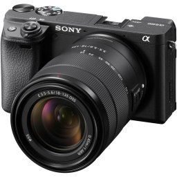 Aparat foto Mirrorless Sony Alpha A6400A, 24.2 MP, APS-C, E-mount, 4K HDR, 4D Focus, Time-lapse, ISO 100-32000, + Obiectiv SEL18135 18-135mm, Negru