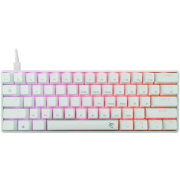 Tastatura Mecanica Gaming cu fir White Shark SHINOBI v2, RED OUTEMU Switch, Alb
