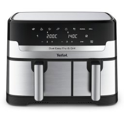 Friteuza Dubla TEFAL Easy Fry&Gril EY905D10, 2.4kg, 8.3l, 2700W, Negru-Argintiu