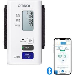 Tensiometru de incheietura,OMRON NightView, cu masurare nocturna, silentios, validat clinic, transfer date Bluetooth