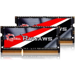 Kit dual memorie RAM laptop, G.Skill Ripjaws, 16GB DDR3 (2 x 8 GB), Frecventa 1600 MHz, CL 11