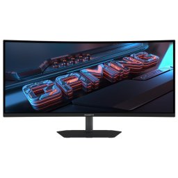 Monitor Gaming VA LED, GIGABYTE G34WQC2, 34 inch, WQHD 3440 x 1440, HDMI, DisplayPort, Ecran Curbat, Boxe, 200 Hz, 1 ms, Negru
