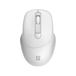 Mouse optic wireless silentios Defender FEAM MM-296, 1600 dpi, Alb