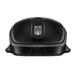Mouse wireless HP 510, reincarcabil ultra-rapid prin USB-C, 3 min pentru autonomie max. 30 de zile, 4 butoane programabile, 4000 DPI, 70% plastic reciclat post-consum, negru
