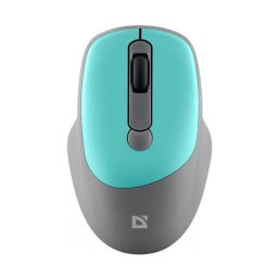Mouse wireless, Defender, FEAM MM-296, optic, silent, 1600dpi, Verde-Gri