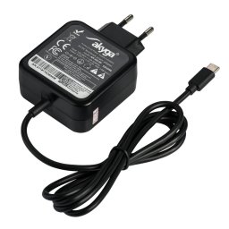 Incarcator Laptop Akyga AK-ND-60, Universal, USB-C, 45W, Negru