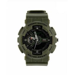 Ceas inteligent Sport M-TAC, Rezistent la apa pana la 5 ATM, Olive