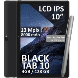 Tableta Blow TAB10, 10 inch, 4GB RAM, 128GB, 4G LTE Octa-core LCD, IPS, Android, Negru