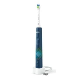 Periuta de dinti sonica electrica Philips Sonicare Seria 4100 HX3689/42, 31000 miscari/minut, 1 mod de curatare, 2 intensitati, senzor presiune, functii BrushSync & SmartTimer, 1 cap de periere , Albastru