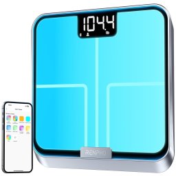 Cantar smart RENPHO R-A017 , Bluetooth, 13 masuratori corporale, LED display si lumini ambientale, cantar inteligent pentru corp 180 kg