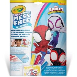 Crayola: Color Wonder - Set pictură fără murdărire cu Păianjenul, în mapă