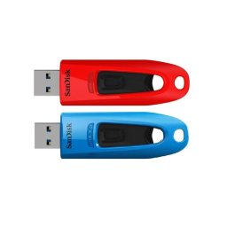 Memorie USB SanDisk Ultra - USB 3.0, 32 GB, Albastru/Rosu