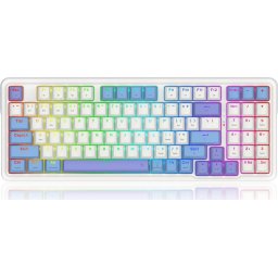 Tastatura Gloria Pro White RGB Orange Switch Mecanica
