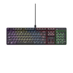 Tastatura TR-25510, Cu fir, UBS-A, Layout US, Negru