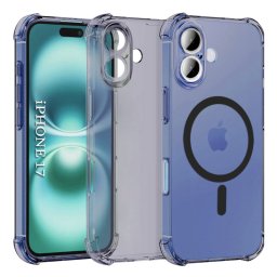 Husa iPhone 17 6.3 Silicon Magsafe Fumuriu Negru
