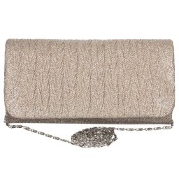 Geanta plic clutch elegant de dama, Pufo Brilliant Shine, 20 cm